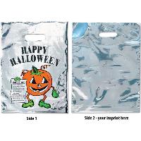 Silver Reflective Pumpkin Bag